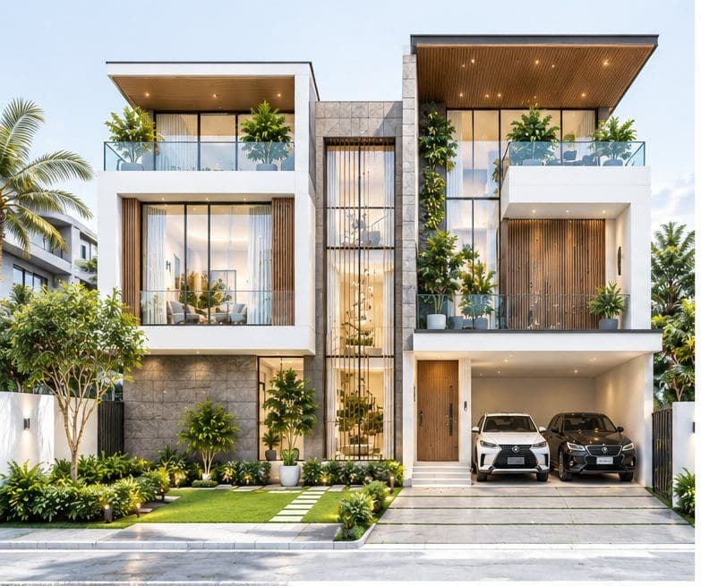 Duplex House with Private Pool