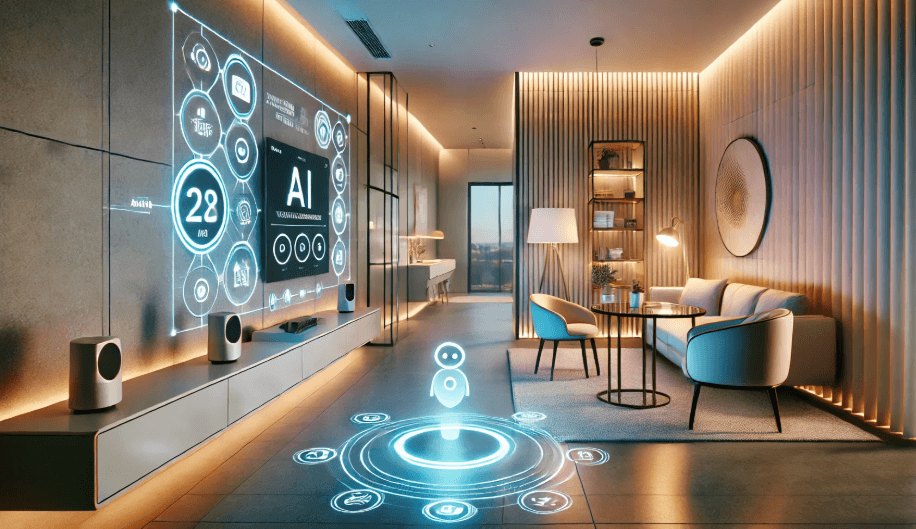 AI-generated interior design concept