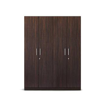 Rupantor Engineered Wood 4 Door Wardrobe Without Mirror in Walnut Finish - Image 2