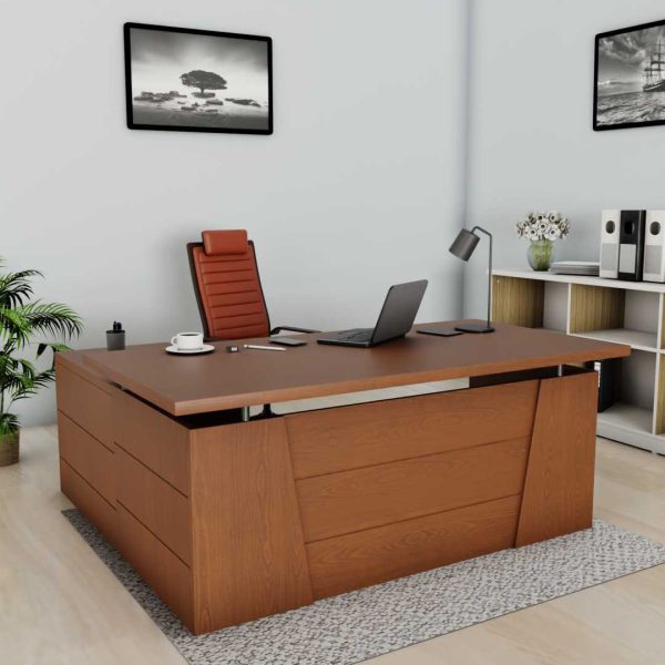 Natural Lacker Polished Director Table